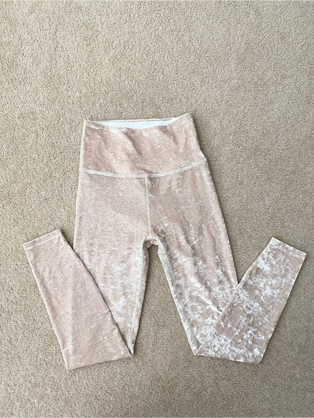 Beyond Yoga Crushed Velvet High Waisted Leggings